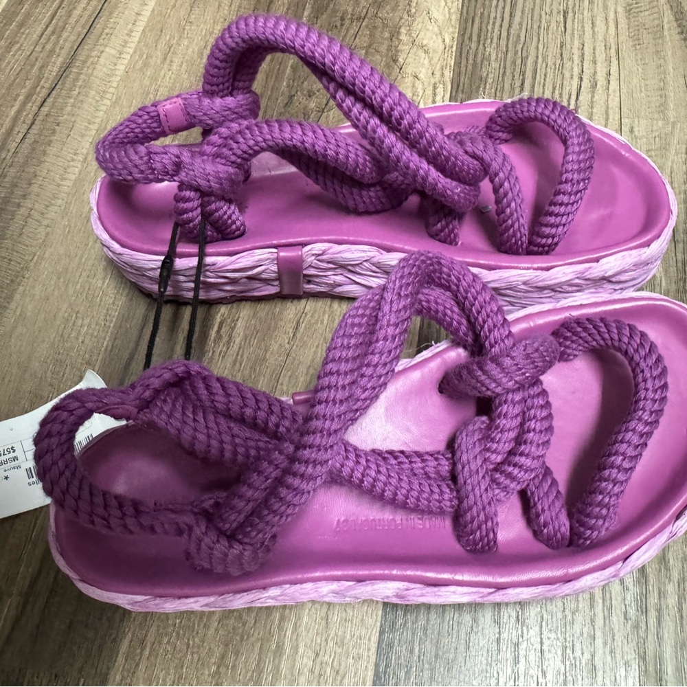 Isabel Marant Pink Rope Sandals BNWT - Picture 8 of 11